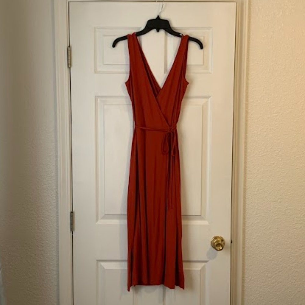Banana Republic Wrinkle-Resistant Sleeveless Wrap Dress Women's Size XS